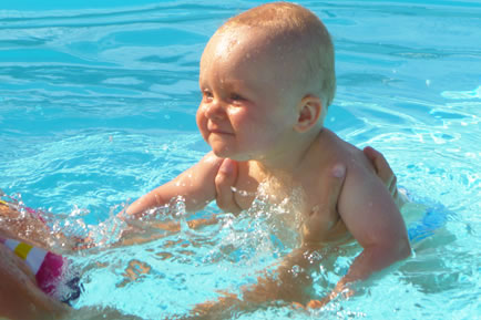 Babyschwimmen soll allen Freude bereiten!